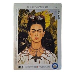FRIDA KAHLO SELF-PORTRAIT 1000 Piece Puzzle Eurographics Fine Art Collection
